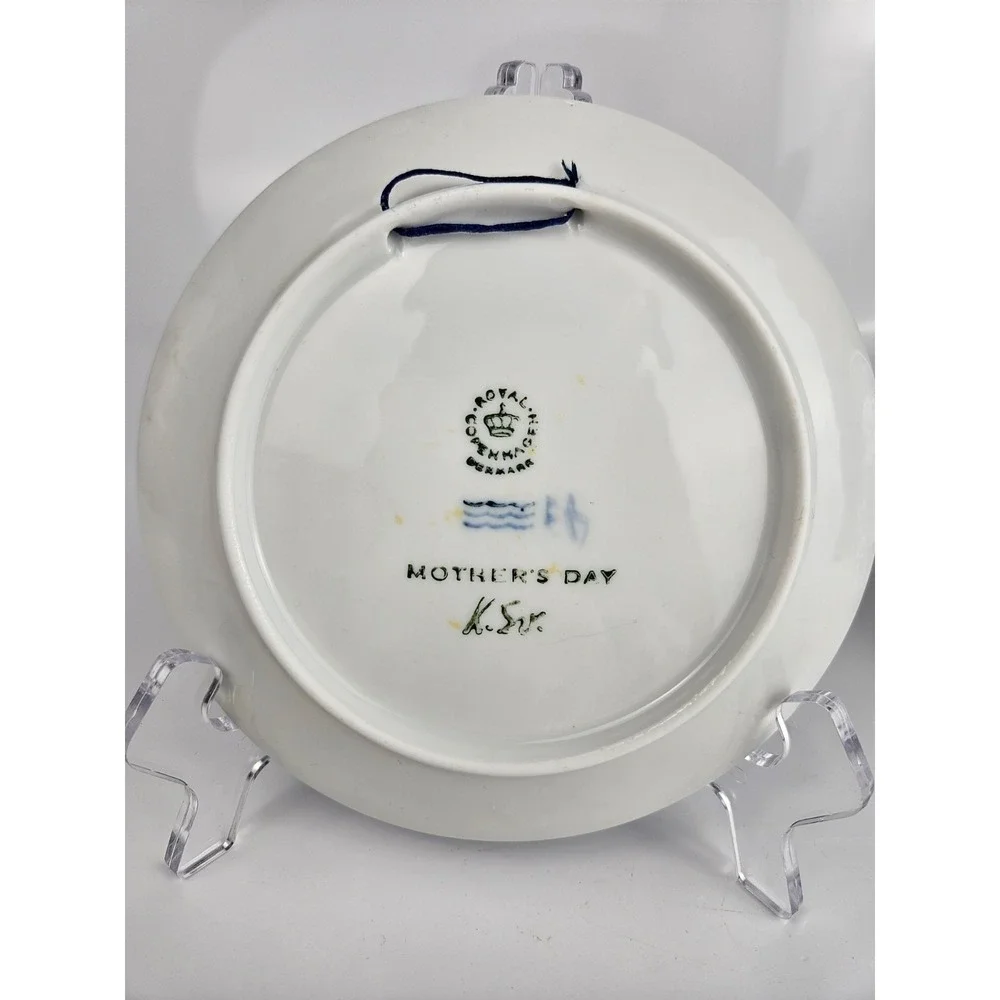 Royal Copenhagen Mors‎ Dag Plates 1971 1972 1973 Set